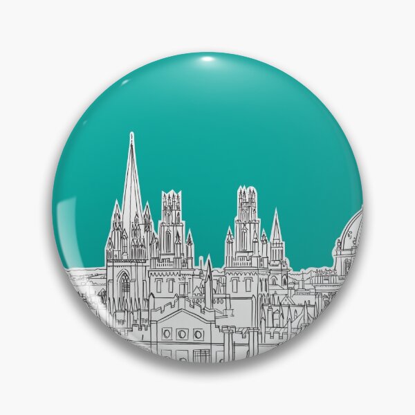 Item preview, Oxford Skyline  (Teal Version) designed and sold by Adam Regester.