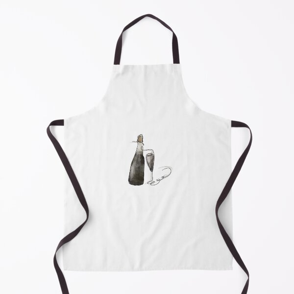 Item preview, Wine bottle and glass doodle designed and sold by Danielle Silver.