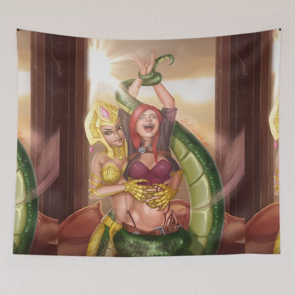 Item preview, Lamia Warrior Tickling designed and sold by ladykraken.