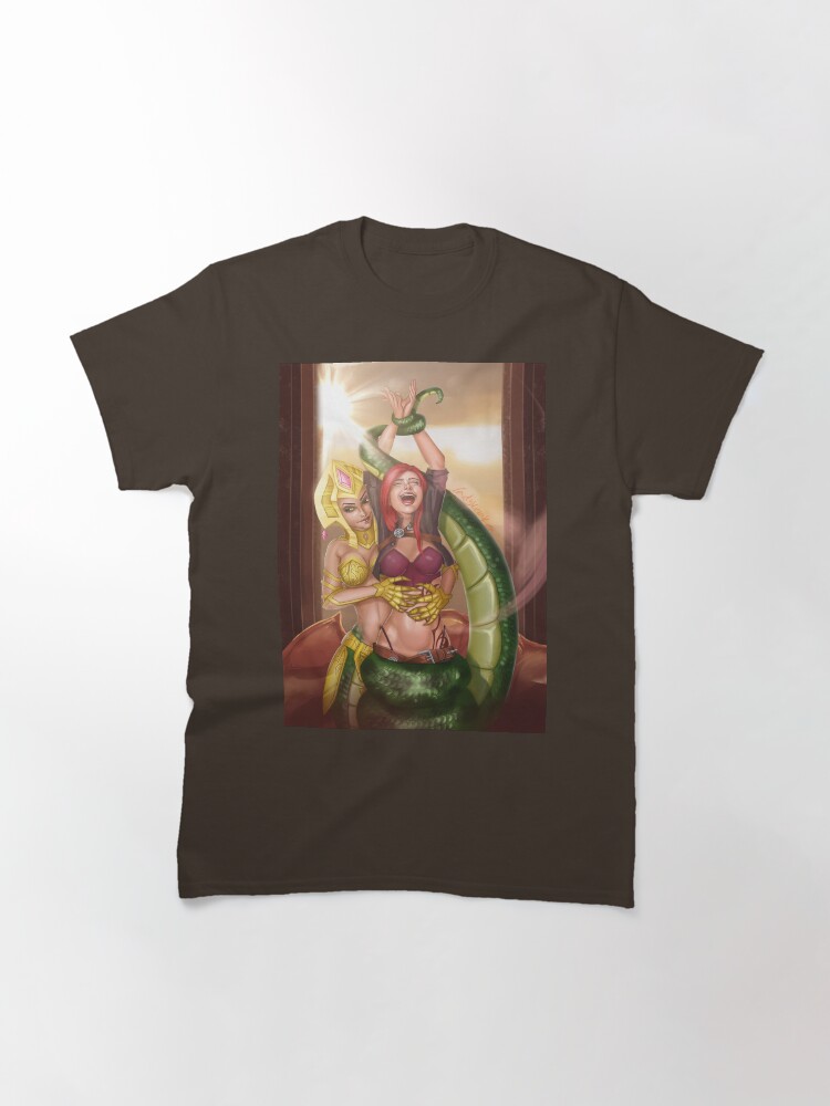 Alternate view of Lamia Warrior Tickling Classic T-Shirt