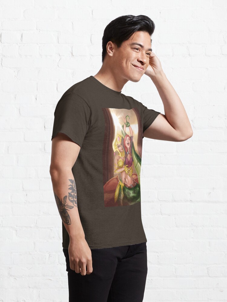 Alternate view of Lamia Warrior Tickling Classic T-Shirt