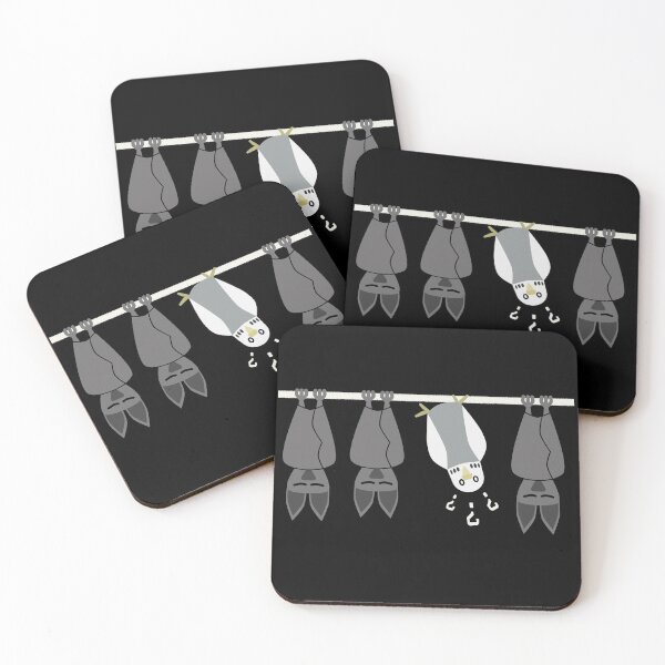 Item preview, Budgie and bat, gray designed and sold by Cevetan.