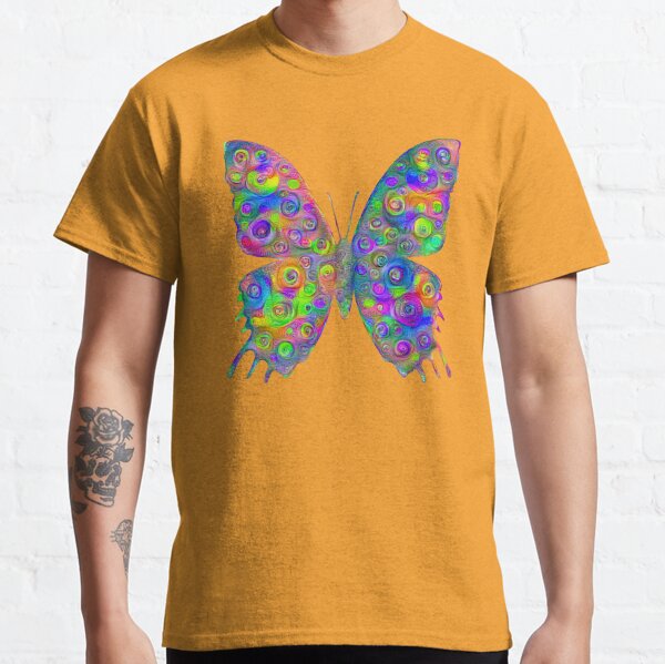 #DeepDream Motley Butterfly Classic T-Shirt