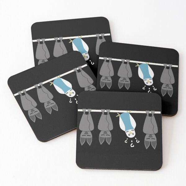 Item preview, Budgie and bat, turquoise designed and sold by Cevetan.