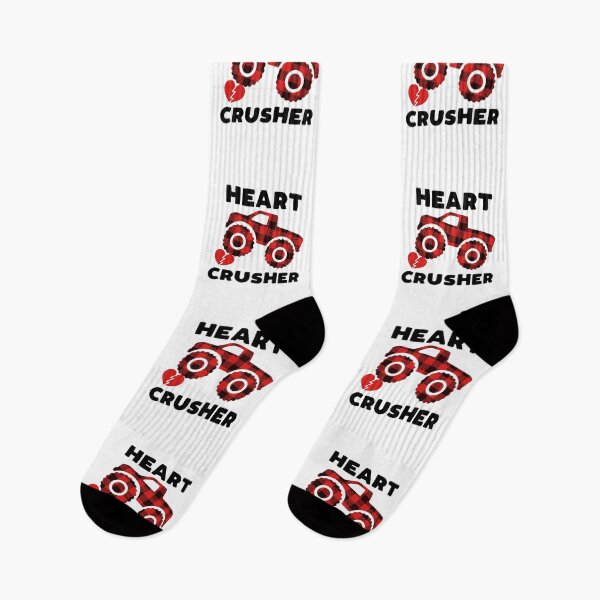 Item preview, Heart Crusher Monster Truck Buffalo Plaid designed and sold by saadmery2020.