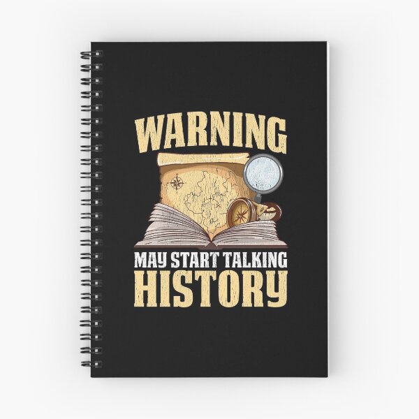 Item preview, Funny Warning May Start Talking About History Pun designed and sold by perfectpresents.