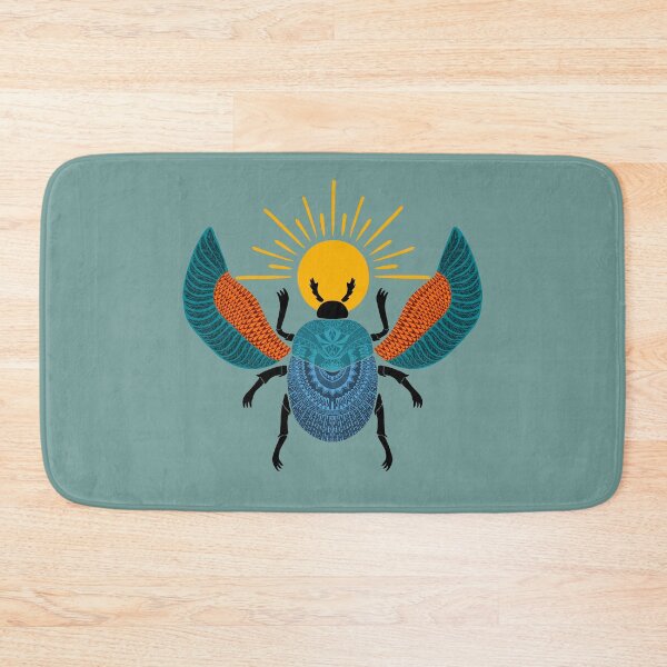 Item preview, Colorful Ancient Egyptian Scarab Rolling Sun designed and sold by IevaLiART.