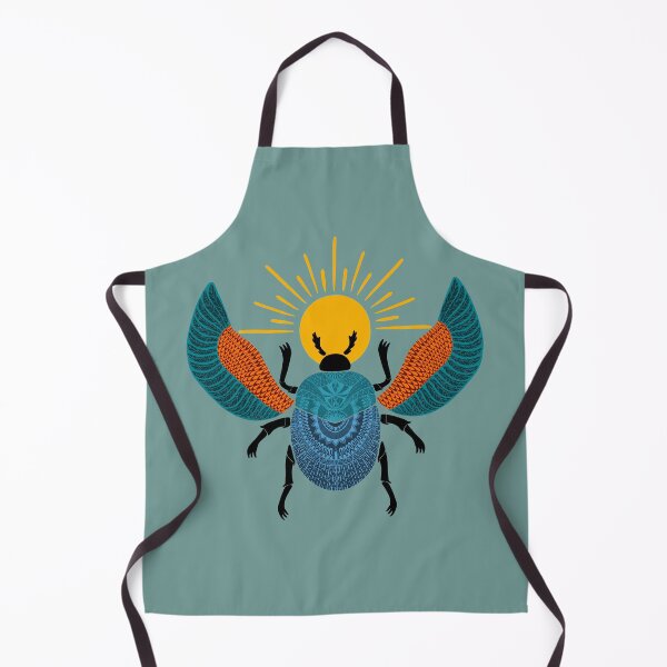 Item preview, Colorful Ancient Egyptian Scarab Rolling Sun designed and sold by IevaLiART.