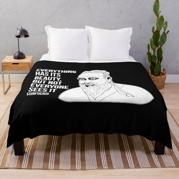 Item preview, Confucius Philosopher Quote Everything Has Its Beauty design designed and sold by jakehughes2015.