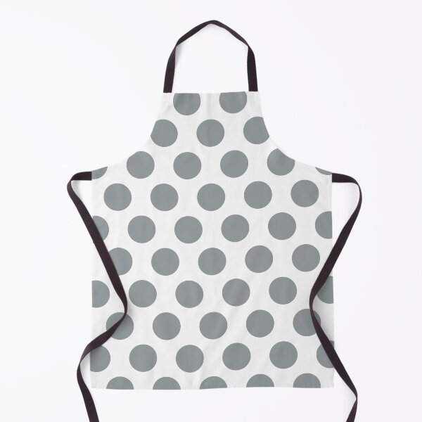 Item preview, Ultimate Gray Pantone 2021 color and white large polka dots designed and sold by Feeling Artsy.