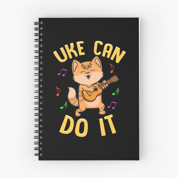 Item preview, Funny Uke Can Do It! Ukulele Kitten Cat Pun designed and sold by perfectpresents.