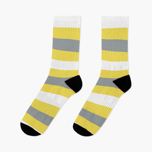 Item preview, Ultimate Gray Illuminating yellow white Pantone 2021 colors wide horizontal stripes designed and sold by Feeling Artsy.