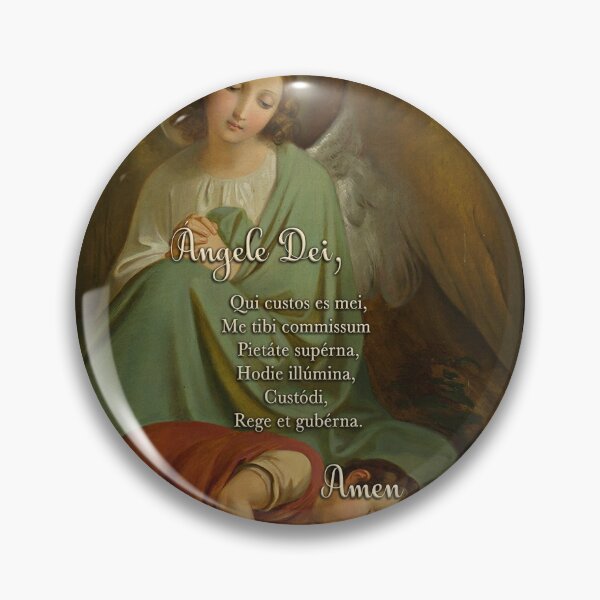 Item preview, Guardian Angel Prayer in Latin designed and sold by ArmorOfGodStore.