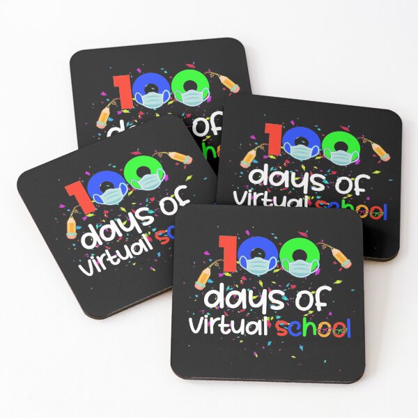 Item preview, 100 Days of Virtual School Distance Learning Souvenirs designed and sold by Nzgiftsandmore.