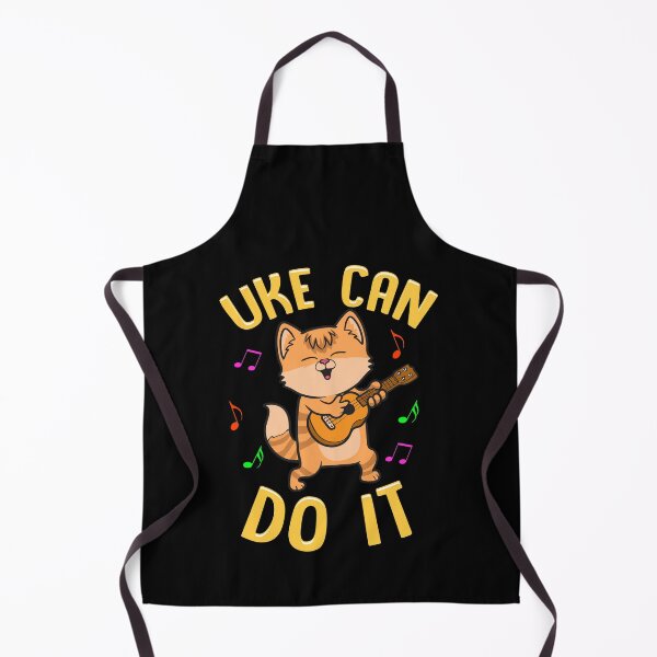 Item preview, Funny Uke Can Do It! Ukulele Kitten Cat Pun designed and sold by perfectpresents.