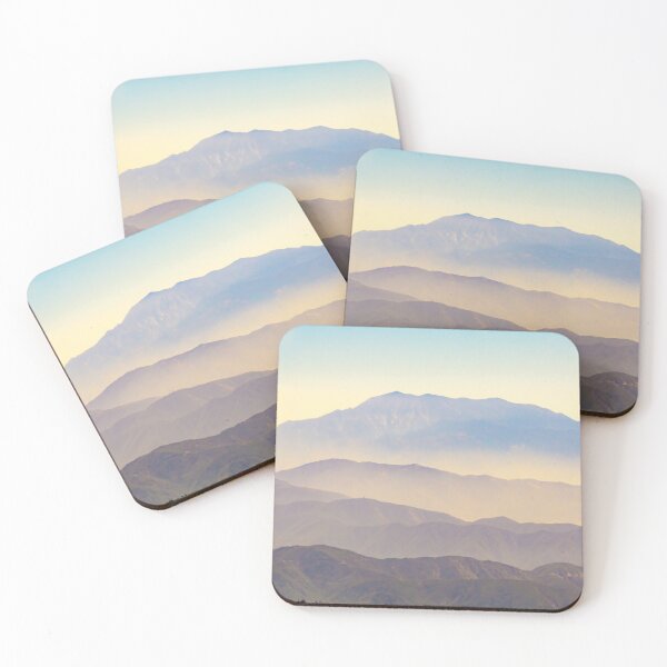 Item preview, Mountain layers rising to distant peak through hazy light and different color bands. designed and sold by Brian Scantlebury.