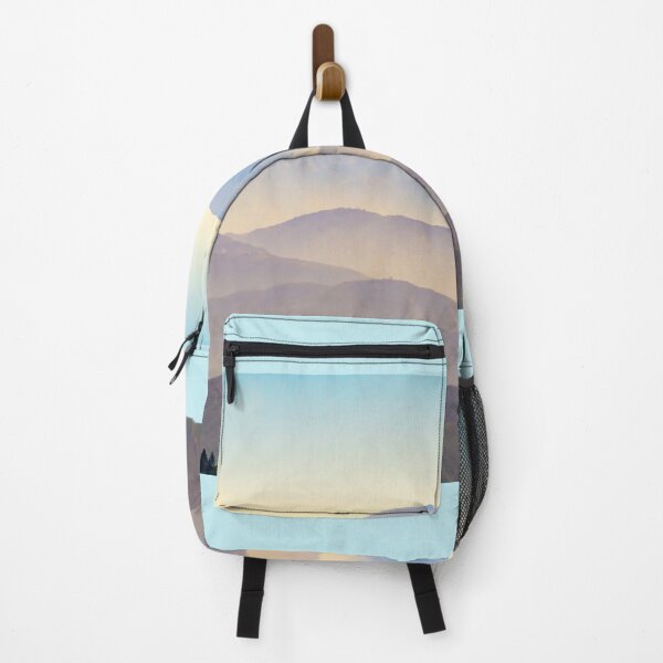 Item preview, Mountain layers rising to distant peak through hazy light and different color bands. designed and sold by Brian Scantlebury.