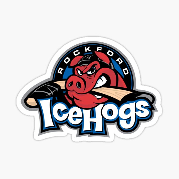 Vista previa del artículo con la obra «Rockford IceHogs», diseñado y vendido por Adamroses.
