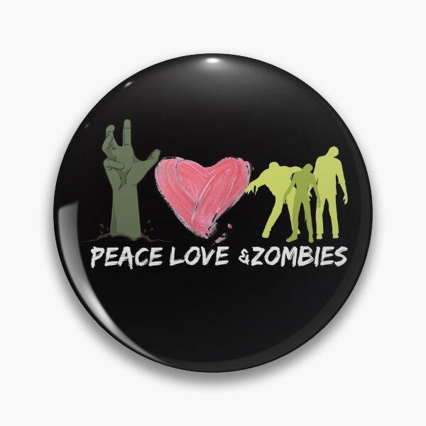 Item preview, Peace Love & Zombies designed and sold by Lilaclown.