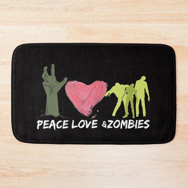 Item preview, Peace Love & Zombies designed and sold by Lilaclown.
