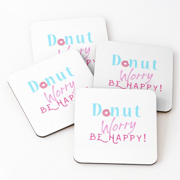 Item preview, Donut Worry Be Happy designed and sold by loveoceanair.