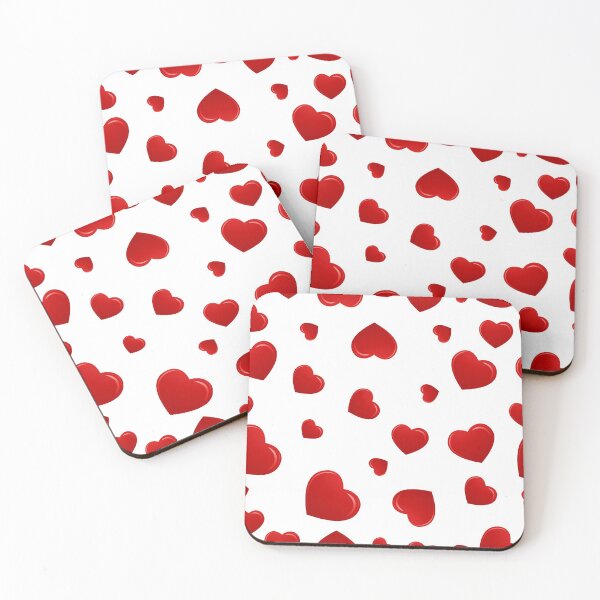 Item preview, Valentine's Day red Hearts pattern designed and sold by elgreko.