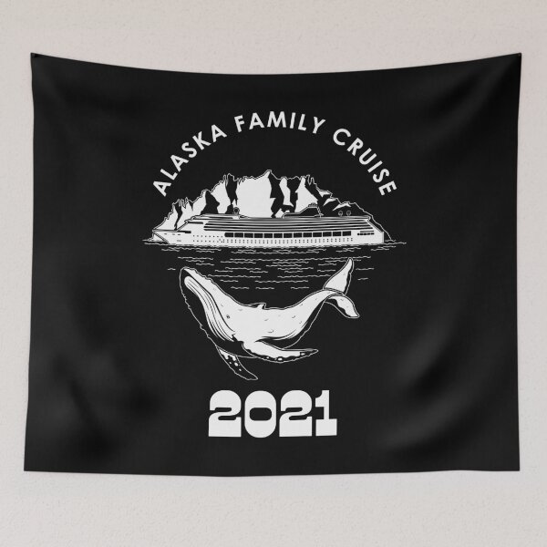 Item preview, Alaska Family Cruise 2021 Whale Watching print designed and sold by jakehughes2015.