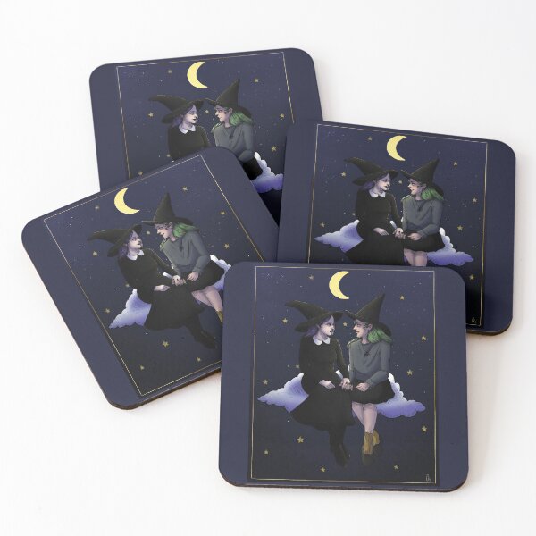 Item preview, Witches On Cloud Nine designed and sold by cattauf-art.
