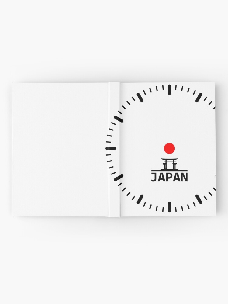 "JAPAN Time Zone" Hardcover Journal by RachidSanz Redbubble