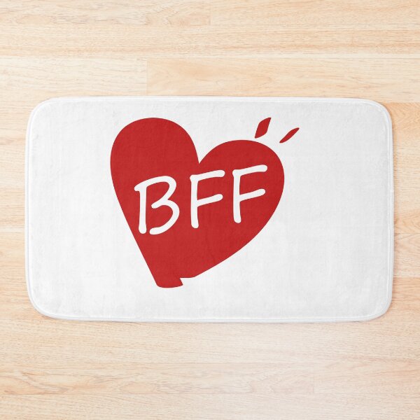 Item preview, Best friend forever in red heart designed and sold by elgreko.