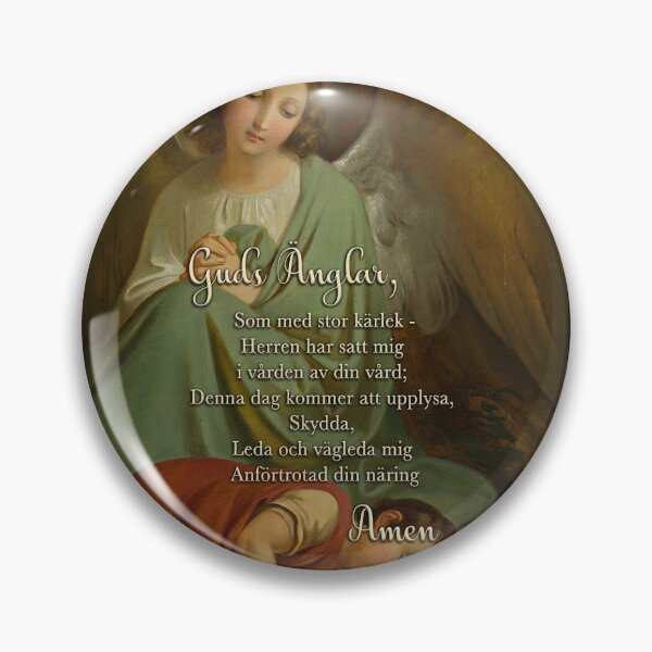 Item preview, Guardian Angel Prayer in Swedish designed and sold by ArmorOfGodStore.