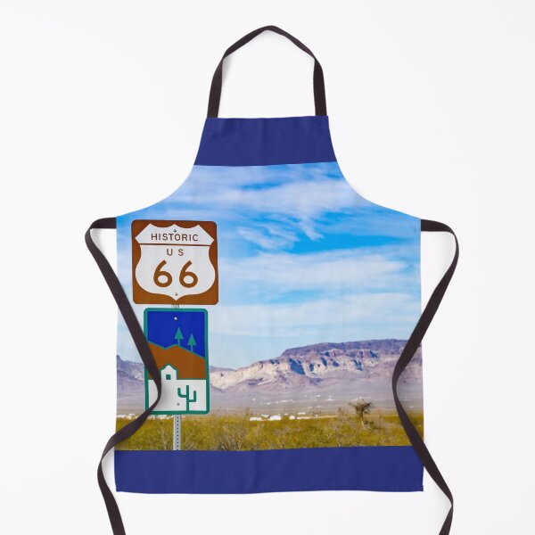 Item preview, Historic Route 66 road sign in desert with mountain backdrop, Arizona. designed and sold by Brian Scantlebury.