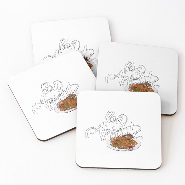 Item preview, "Bon Appetit"with colorful pasta bowl designed and sold by Danielle Silver.