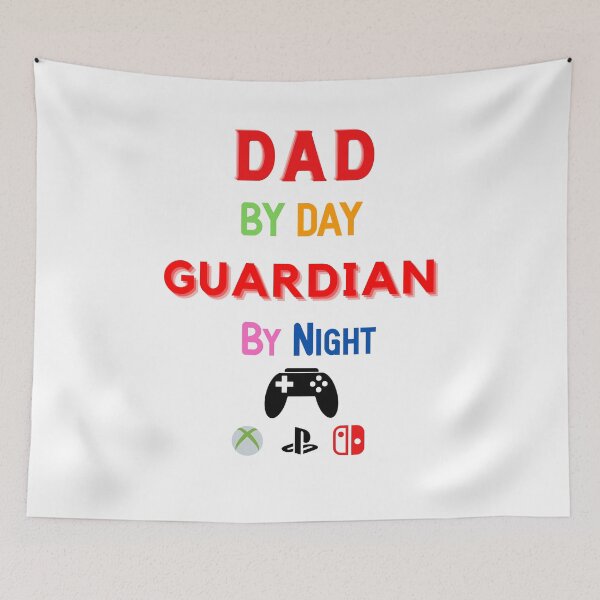 Item preview, Dad By Day Guardian By Night designed and sold by DivineLiveShop.