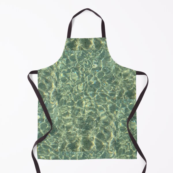 Item preview, green ripples ocean water designed and sold by aleenaludke.