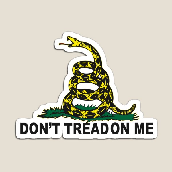 Don't Tread On Me Gadsden Culpepper Flag Liberty Shirt Sticker, Skins, Cases, Poster Magnet