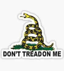 Don't Tread On Me Gadsden Culpepper Flag Liberty Shirt Sticker, Skins, Cases, Poster Sticker