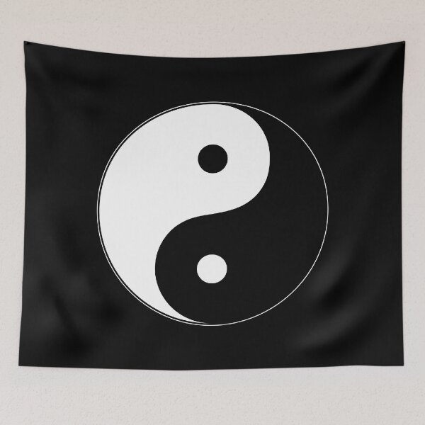Item preview, Yin and Yang - 阴阳 (black background) designed and sold by Jukka Heilimo.