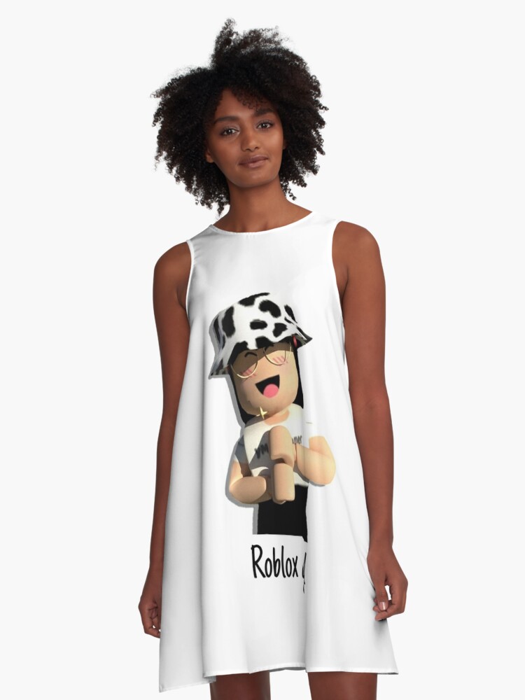 Roblox Girl A Line Dress By Katystore Redbubble - girl top roblox