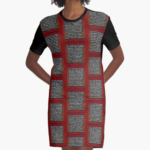 Hey, It’s Not So Easy Being ... Road Racer Graphic T-Shirt Dress