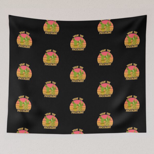 Item preview, What the Fucculent Cactus Succulents Gardening Vintage Retro  designed and sold by VBeesTees.