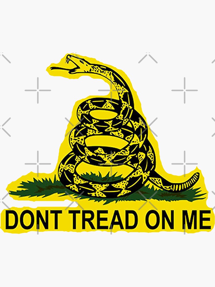 Don't Tread On Me Gadsden Flag Circle Sign Man Cave "Give Me Liberty" 