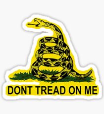 Don't Tread On Me Gadsden Flag American Flag Sticker
