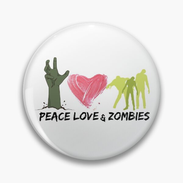 Item preview, Peace Love & Zombies 2 designed and sold by Lilaclown.