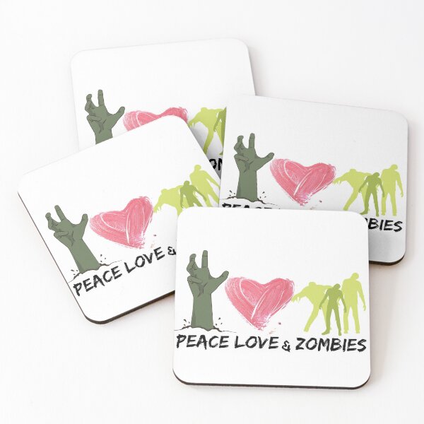 Item preview, Peace Love & Zombies 2 designed and sold by Lilaclown.