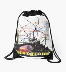 Underground Overground Drawstring Bag