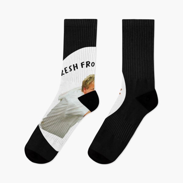 Item preview, Gordon Ramsay funny fresh frozen text round design designed and sold by TheBritishShop.