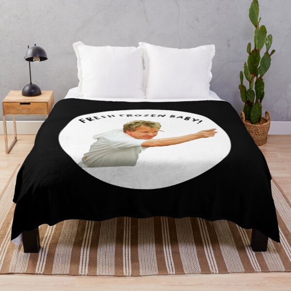 Item preview, Gordon Ramsay funny fresh frozen text round design designed and sold by TheBritishShop.