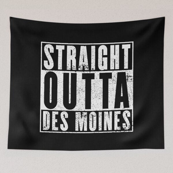 Item preview, Straight Outta Des Moines designed and sold by RandomStuffShop.