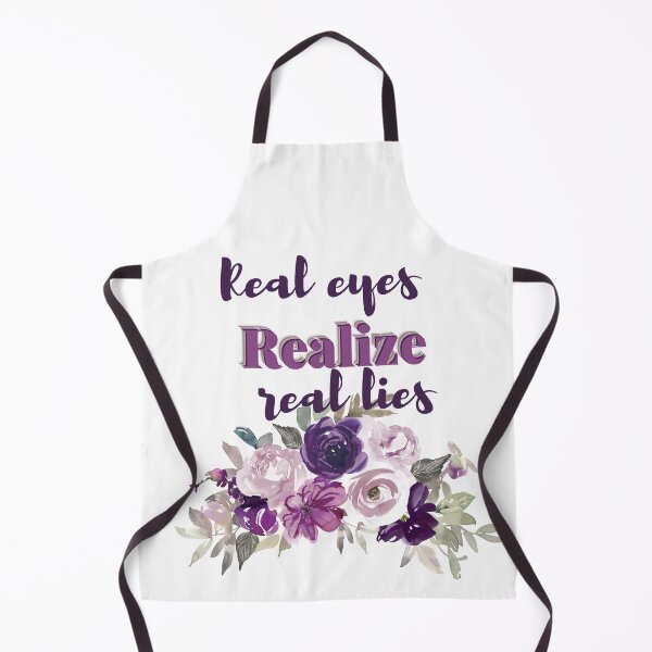 Item preview, PURPLE REAL EYES REALIZE REAL LIES FLORAL designed and sold by wildwhimsical.